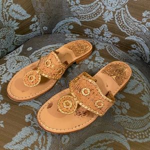 Gold cork Jack Rogers Sandals - Size 6.5